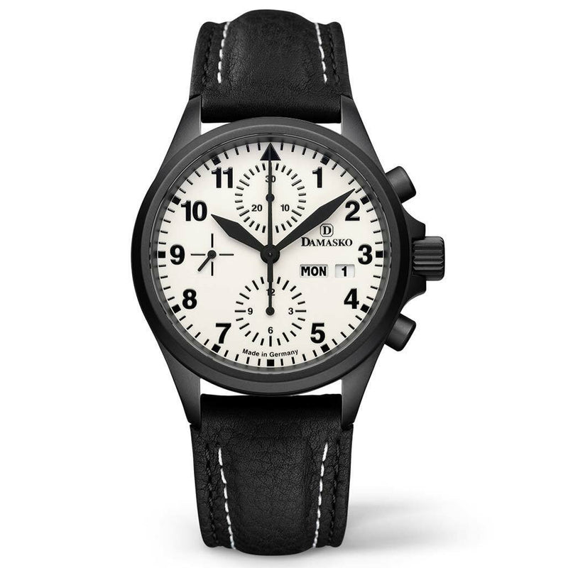 Damasko Swiss Valjoux 7750 Chronograph with a 60-Minute Stopwatch and 12-Hour Totalizer #DC57BK