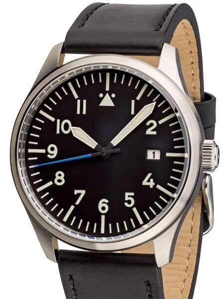 Islander Aviator Automatic Watch with Leather Strap and an Anti-Reflective Sapphire Crystal #ISL-45