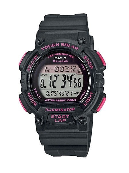 Casio Women's Tough Solar-Light Powered Digital Chronograph Alarm #STL-S300H-1C
