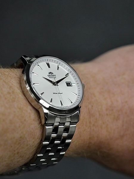 Orient Symphony II Automatic Dress Watch with White Dial, Sapphire Crystal #ER2700FW