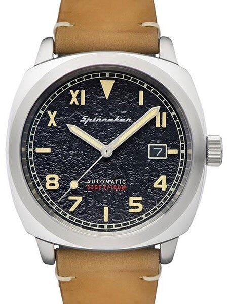 Spinnaker Hull Automatic Sports Watch with 42mm Case and Black Textured Dial #SP-5071-01