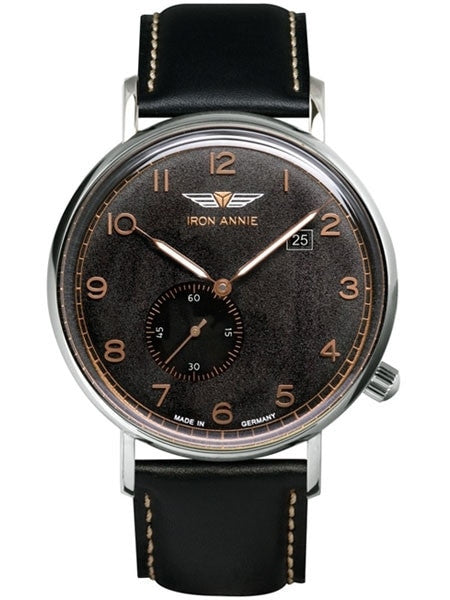 Iron Annie Amazonas Impression Swiss Quartz Dress Watch with Small Seconds, Date #5934-2