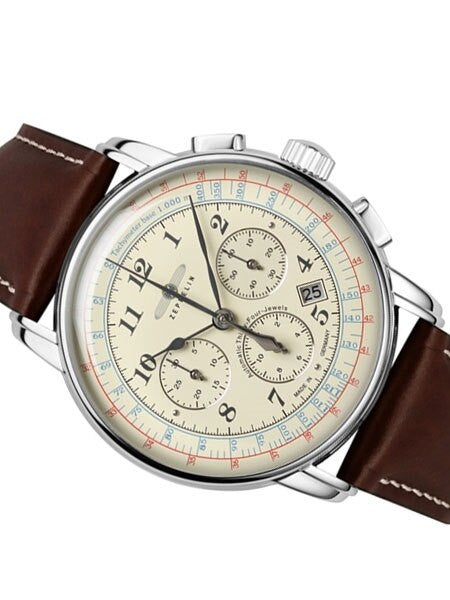 Graf Zeppelin 34-Jewel Automatic Chronograph Watch with Sapphire K1 Coated Crystal #7624-5