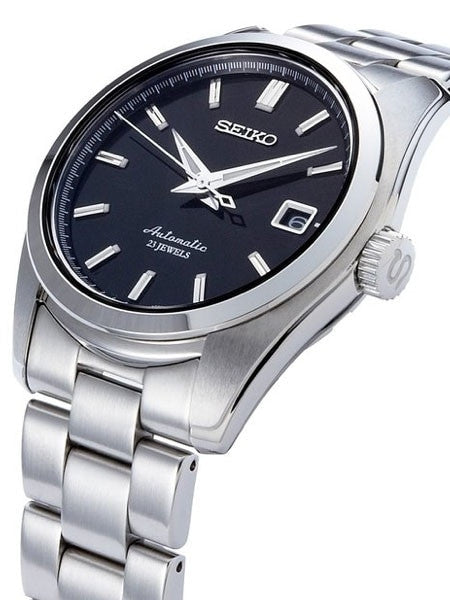 Seiko Black Dial Automatic Dress Watch with 38mm Case, and