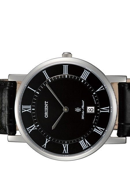 Orient Class Quartz Dress Watch with Sapphire Crystal and Deep Black Dial  #GW0100GB