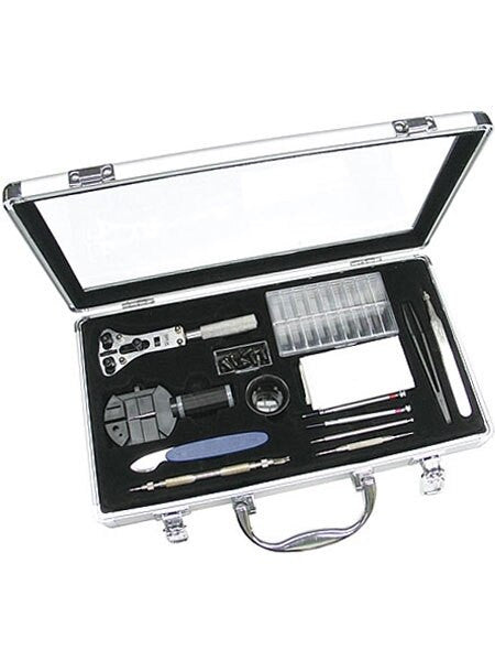 Professional Watch Tool and Strap Change Kit with Aluminum Case #TSA6002