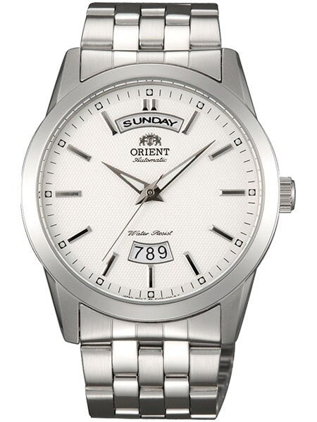 ORIENT EV0S003W 自動巻き 腕時計 Orient Union 21-Jewel Automatic Day and Date Watch with Stainless