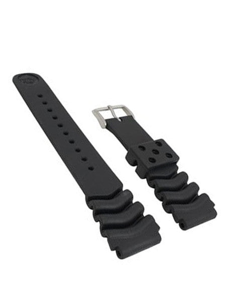 Seiko 22mm Rubber Dive Strap For Model Series SKX007 and SKX009 Watches #4FY8JZ