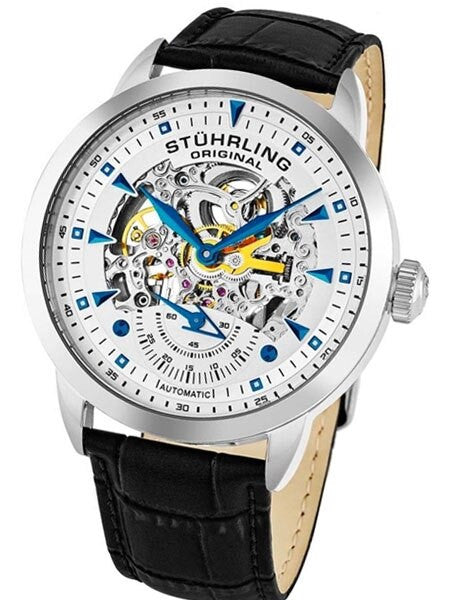 Stuhrling Executive Semi-Skeleton Automatic Watch with 44mm Case #133.33152