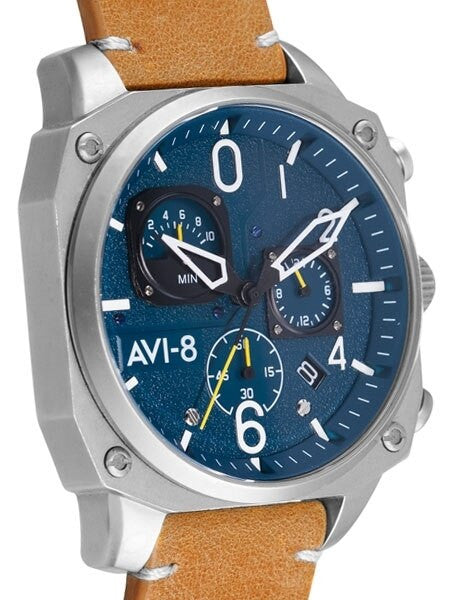 AVI-8 Hawker Hunter Retrograde Aviator Chronograph Watch #AV-4052-07