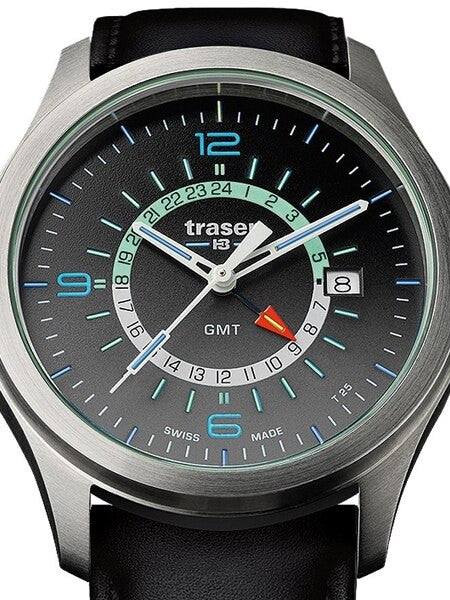 Traser P59 Aurora GMT, Dual-Time Watch with an Anti-Reflective Sapphire Crystal #107231