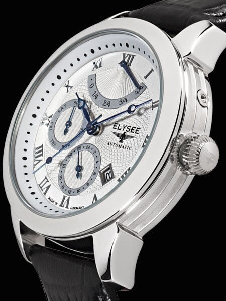 Elysee Talos Miyota 9100 Automatic with Power Reserve Indicator and 24-Hr Sub-Dial #17008