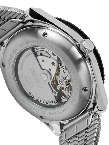 Timex M79 Automatic Watch with 40mm Stainless Steel Case and Matching Bracelet Watch #TW2U29500ZV