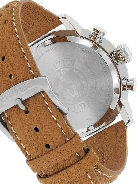 Citizen Eco-drive Chronograph Watch with 60-Minute Stopwatch #CA0641-16X