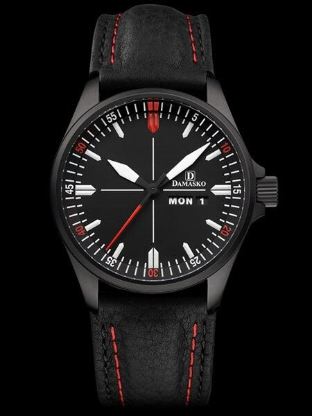 Damasko Swiss ETA Automatic with a 41.8mm Black Ion Stainless Steel Case #DA343BK