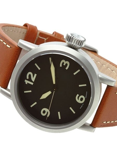 Aristo Swiss Automatic Pilot's Watch w/Large Crown and a Sapphire Crystal #3H147
