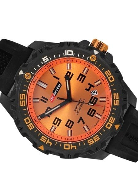 Armourlite Isobrite Orange Dial Watch with T-100 Tritium Illumination and Sapphire Crystal #ISO302