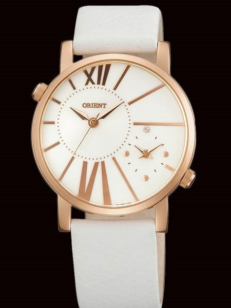 Orient Valentina Dual-Time Watch with Two Quartz Movements #UB8Y001W