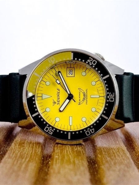 Squale 500 meter Professional Swiss Automatic Dive watch with Sapphire Crystal #1521-026-Y