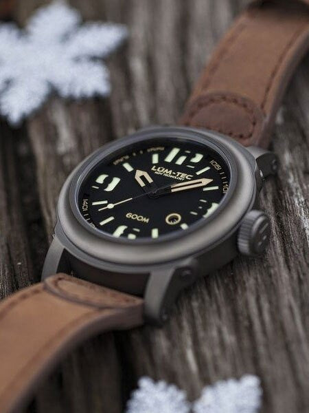 Lum-Tec 48mm High-Beat Automatic Watch with AR Sapphire Crystal #600M-3