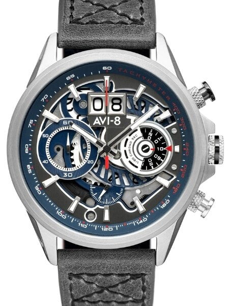AVI-8 Hawker Harrier II Big Date Aviator Chronograph Watch #AV-4065-04