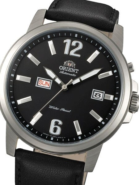 Orient 42mm Starfish Day and Date Automatic Watch with Black Dial #EM7J00BB