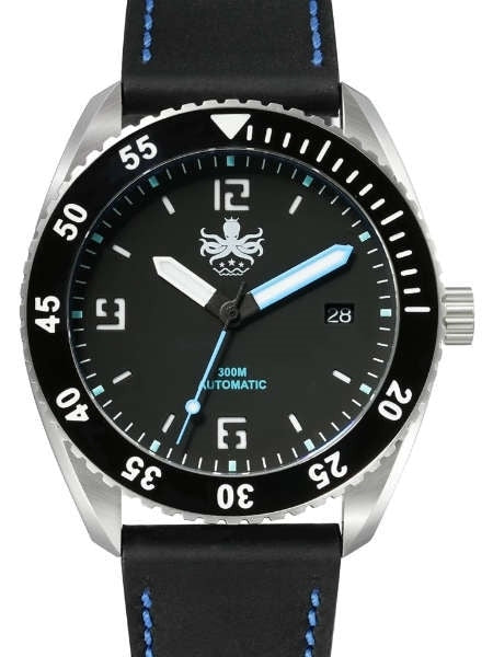 PHOIBOS Reef Master 300-Meter Automatic Dive Watch with Double Dome AR Sapphire Crystal #PY016C