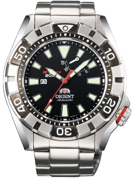 Orient M-Force Automatic Black Dive Watch with Power Reserve Meter #SEL03001B