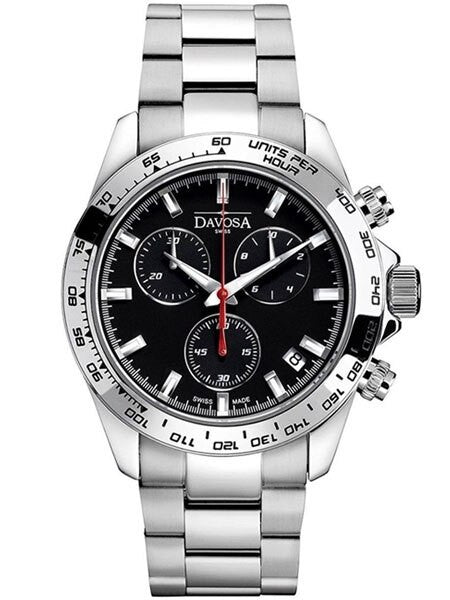 Davosa Speedline Quartz Chronograph Watch with 30 Minute Stopwatch #16347055