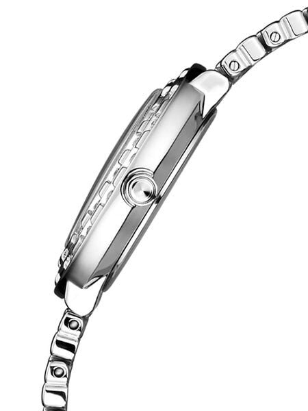 Seiko Tressia Solar Dress Watch with with 36 Diamonds, Mother of Pearl Dial #SUP373