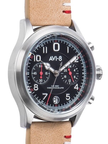 AVI-8 Flyboy Lafayfette Aviator Chronograph Watch #AV-4054-02