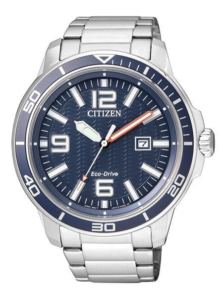 Scratch and Dent - Citizen Eco-drive Sport Watch with Stainless Steel Bracelet #AW1520-51L