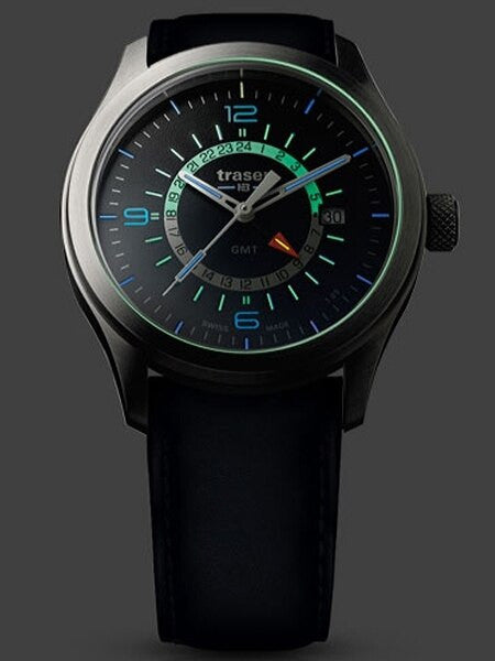 Traser P59 Aurora GMT, Dual-Time Watch with an Anti-Reflective Sapphire Crystal #107231