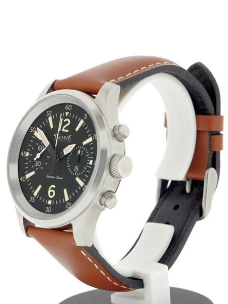Techne SparrowHawk Hand Wind Pilot Chronograph with 30-minute Stopwatch #373.053