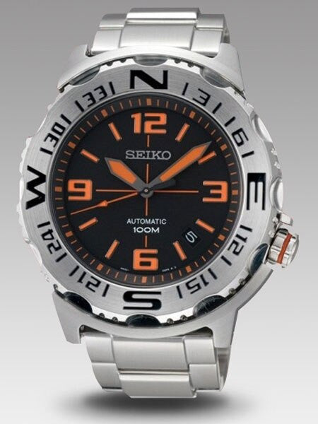 Seiko Superior Compass Bezel Automatic Field Monster Watch #SRP443