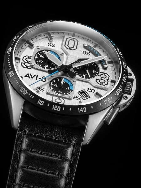 AVI-8 Command Pilot Blakeslee Quartz Chronograph Watch #AV-4077-01