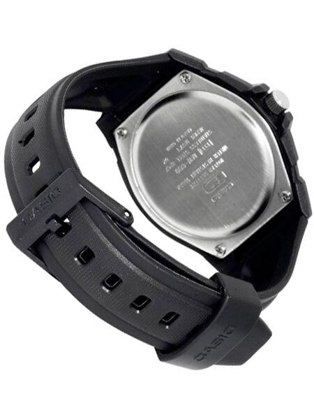 Casio Black Resin Quartz Analog Watch with a Radiant Blue Dial #MW-600F-2AV