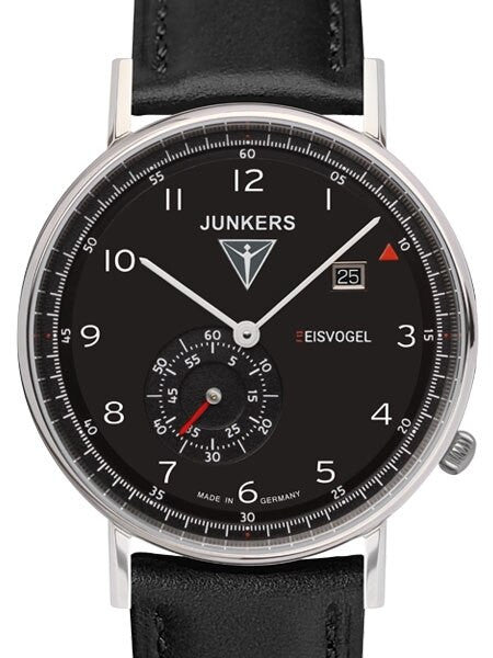 Junkers Eisvogel F13 Swiss Quartz Dress Watch with Small Seconds, Date  #6730-2
