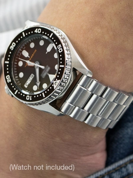 Strapcode 20mm Endmill Stainless Steel Watch Bracelet, Straight End #SS201803B030S