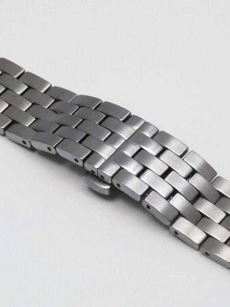 N.B. Yaeger Brushed Finish Solid Link Bracelet #NBY-Bracelet-SS (20mm)