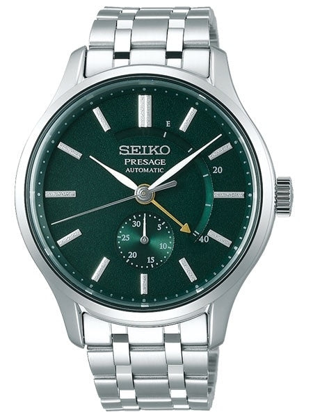 Seiko Presage Automatic Dress Watch with 42mm Case, Sapphire Crystal, Power Reserve Indicator #SSA397