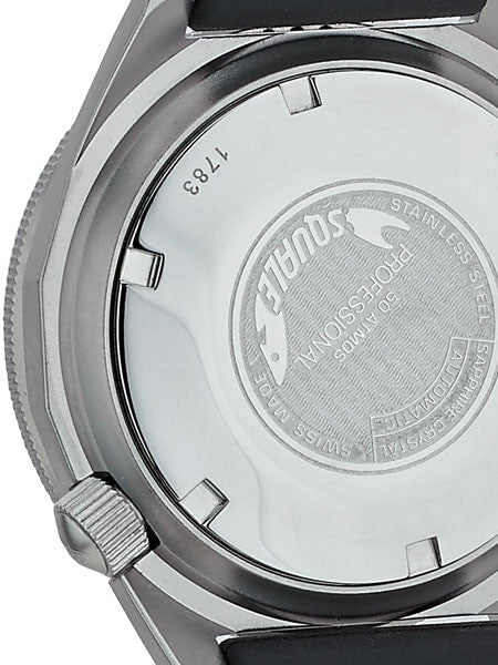 Squale 500 Meter Swiss Automatic Dive Watch with Matte Finish Case #1521-026-matte