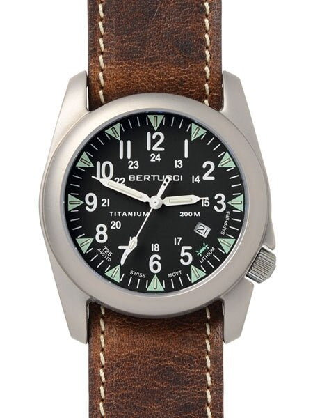 Bertucci A-4T Super Yankee Titanium Watch with Swiss Micro Tube Illumination #13482