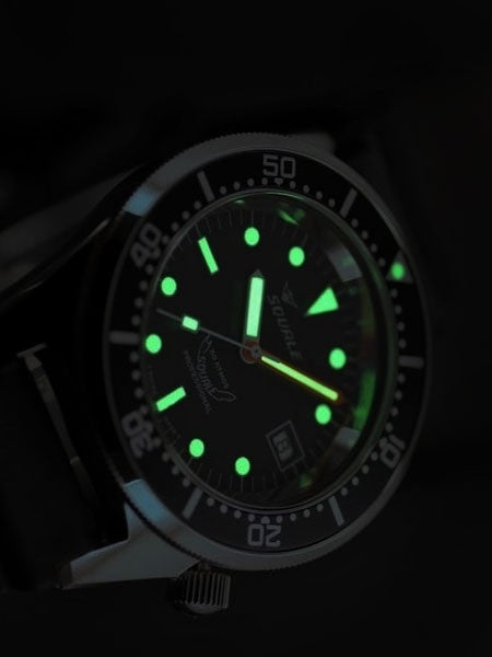 Squale 500 meter Professional Swiss Automatic Dive watch with Sapphire Crystal #1521-026-OB