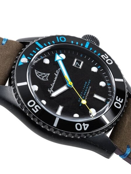 Spinnaker Wreck Automatic Vintage Style Sports Watch with Distressed IP Case #SP-5051-04