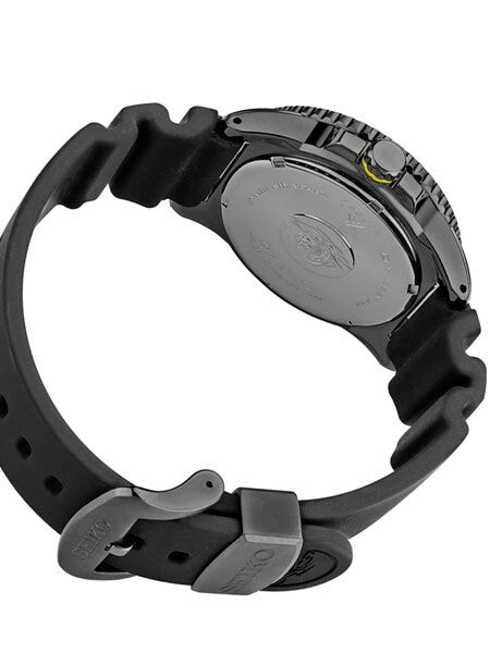 Seiko Prospex Black ion Solar Powered Dive Watch with 10-Month Power Reserve #SNE441