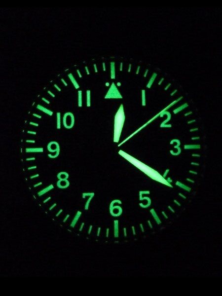 Aristo 3H109 47mm Swiss Automatic Pilot's Watch with XL Flieger Crown