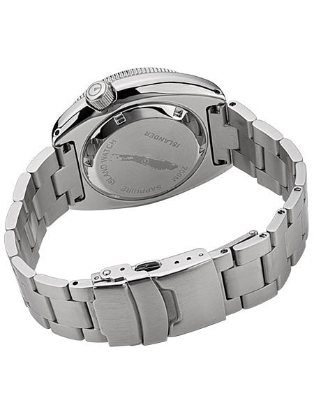 Islander Black Dial Automatic Dive Watch with AR Double Dome Sapphire Crystal, and Luminous Ceramic Bezel Insert #ISL-30