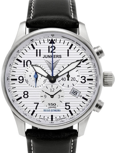 Junkers 150 Years Hugo Junkers Chronograph Watch with Alarm #6684-1