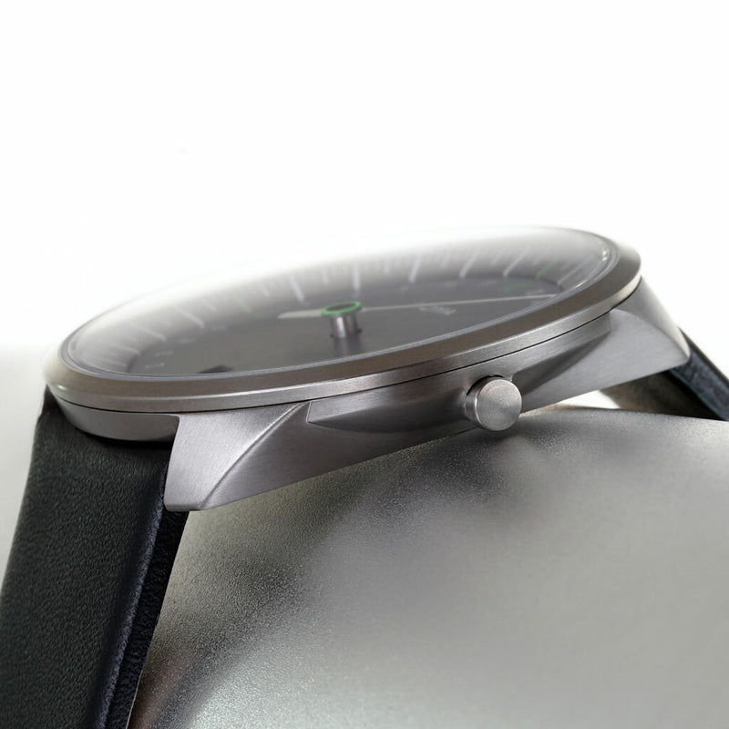 Botta UNO 24 one hand 24-hour Swiss quartz watch with 40mm titanium case #428010